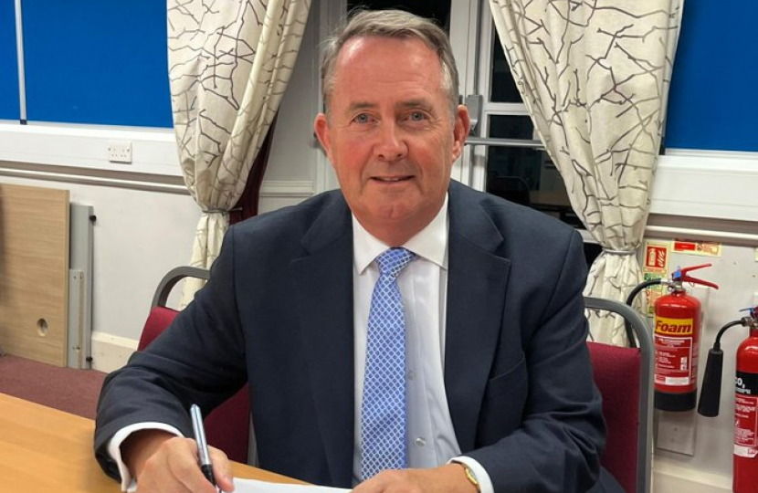 Dr Liam Fox MP had a successful surgery after an epic 6hr journey