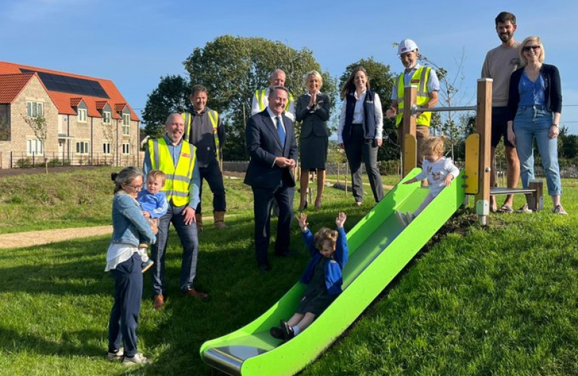 Opening the play park