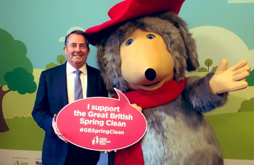 Dr Fox supports the Keep Britain Tidy campaign