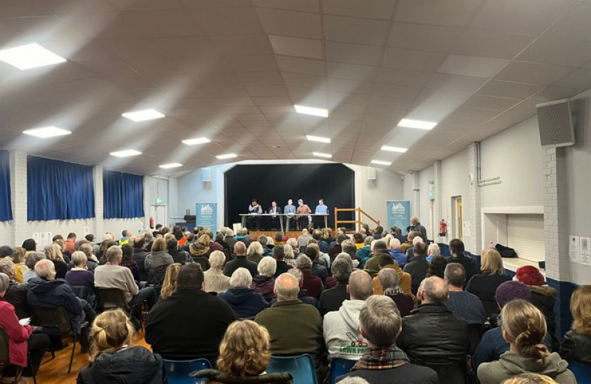  Proud to defend the green belt in North Somerset at a respectful, well informed, but energetic open meeting in Long Ashton village hall.