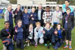 Liam Fox MP meets junior athletes from North Somerset Athletic Club